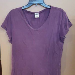 Old Navys Purple V Neck Top